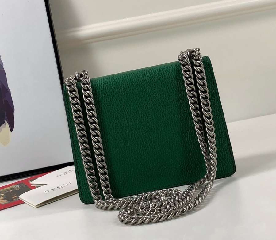 Gucci Dionysus mini leather bag 421970 green